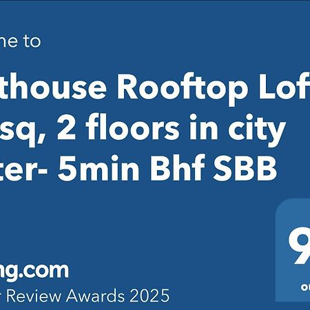 Exclusive Rooftop Duplex Penthouse - 200Sqm - 280 Panoramic Views - Downtown Basel Exterior photo