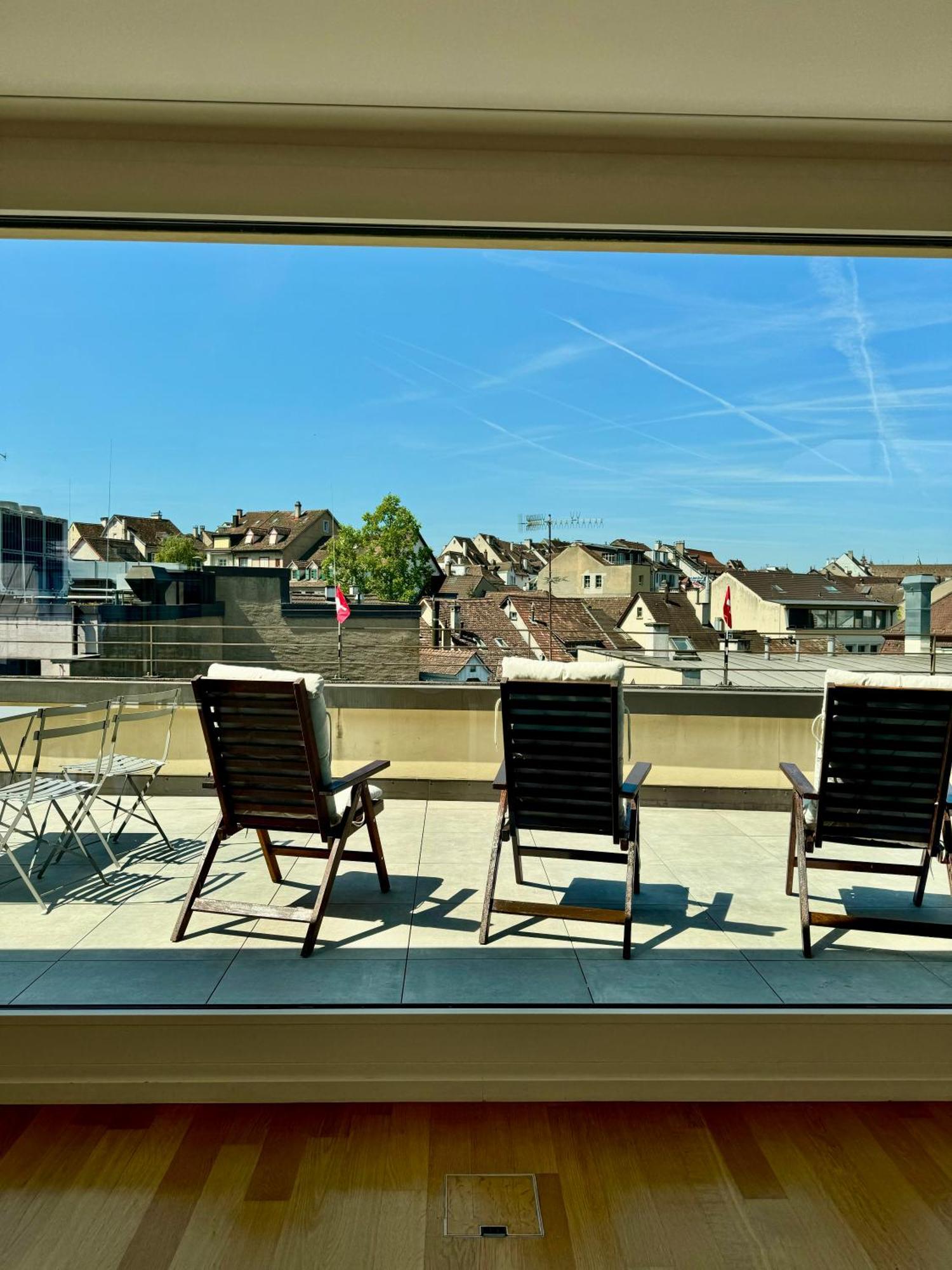 Exclusive Rooftop Duplex Penthouse - 200Sqm - 280 Panoramic Views - Downtown Basel Exterior photo
