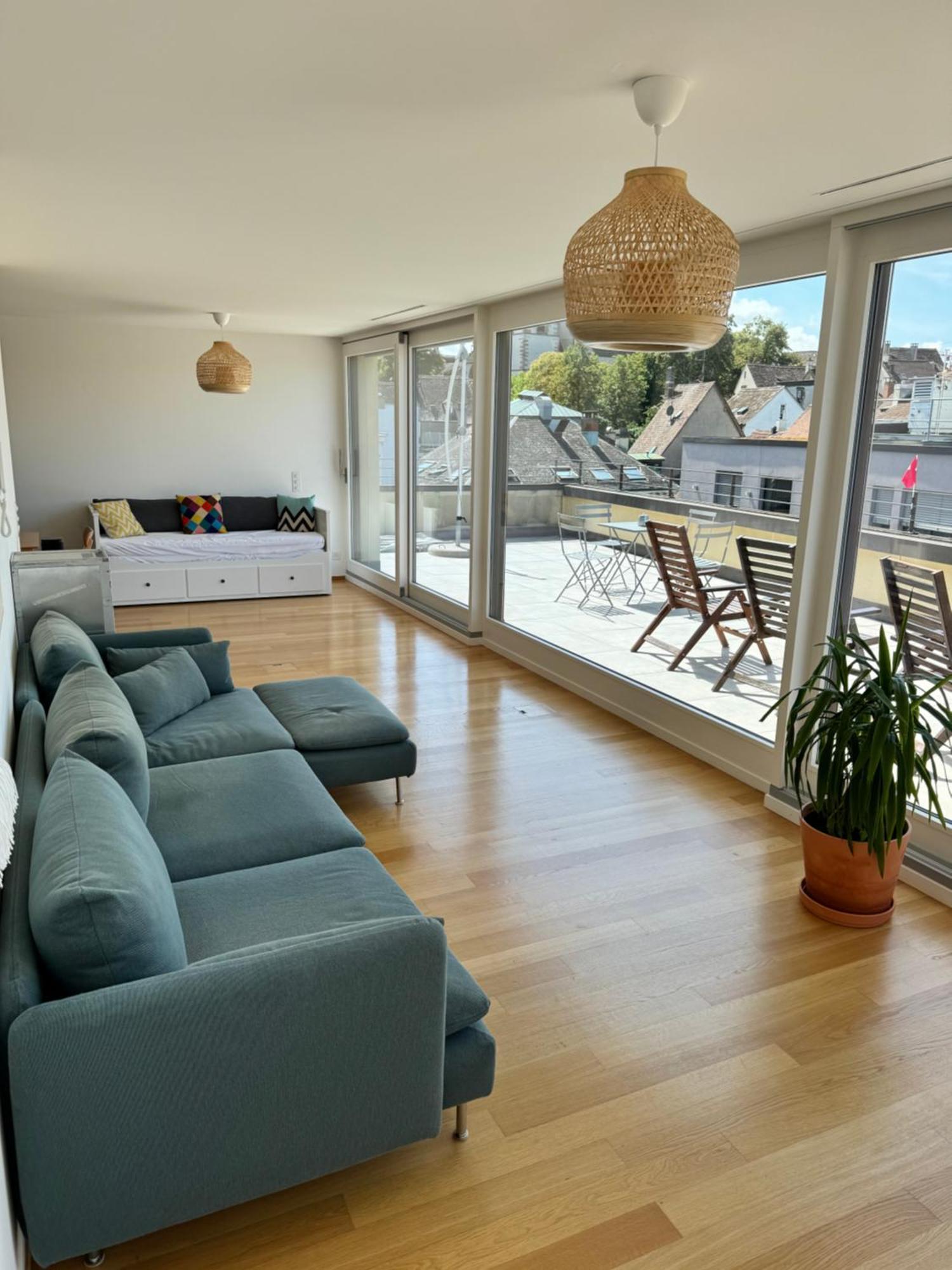 Exclusive Rooftop Duplex Penthouse - 200Sqm - 280 Panoramic Views - Downtown Basel Exterior photo