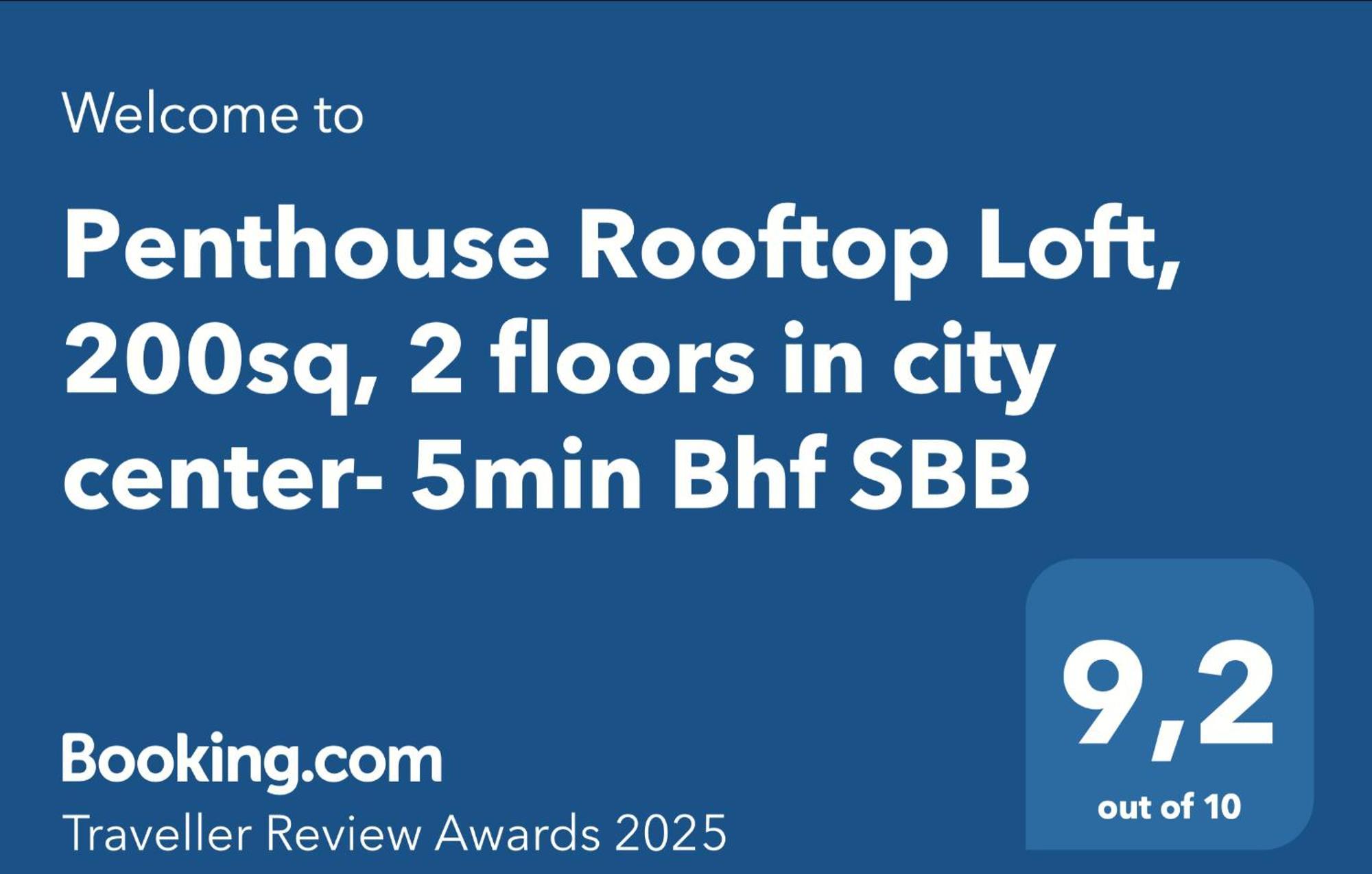 Exclusive Rooftop Duplex Penthouse - 200Sqm - 280 Panoramic Views - Downtown Basel Exterior photo